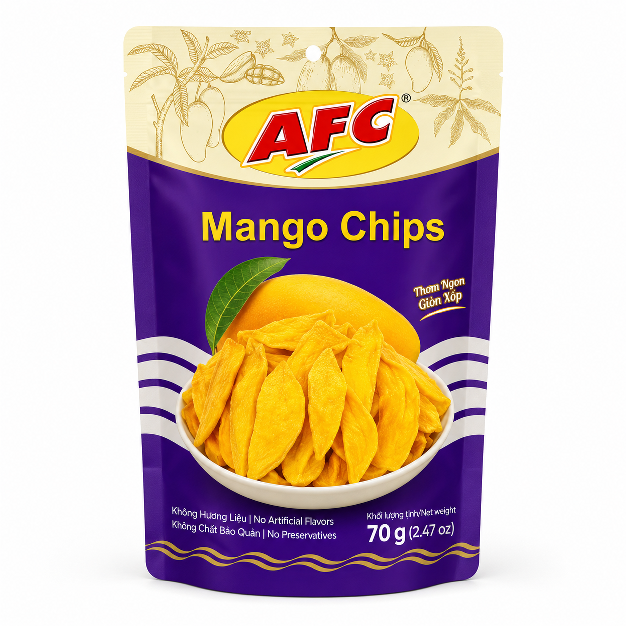 AFC AFC Mango Chips package on white background