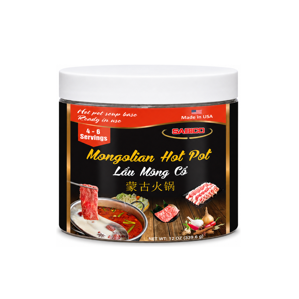Sabico Sabico Mongolian Hot Pot package on white background
