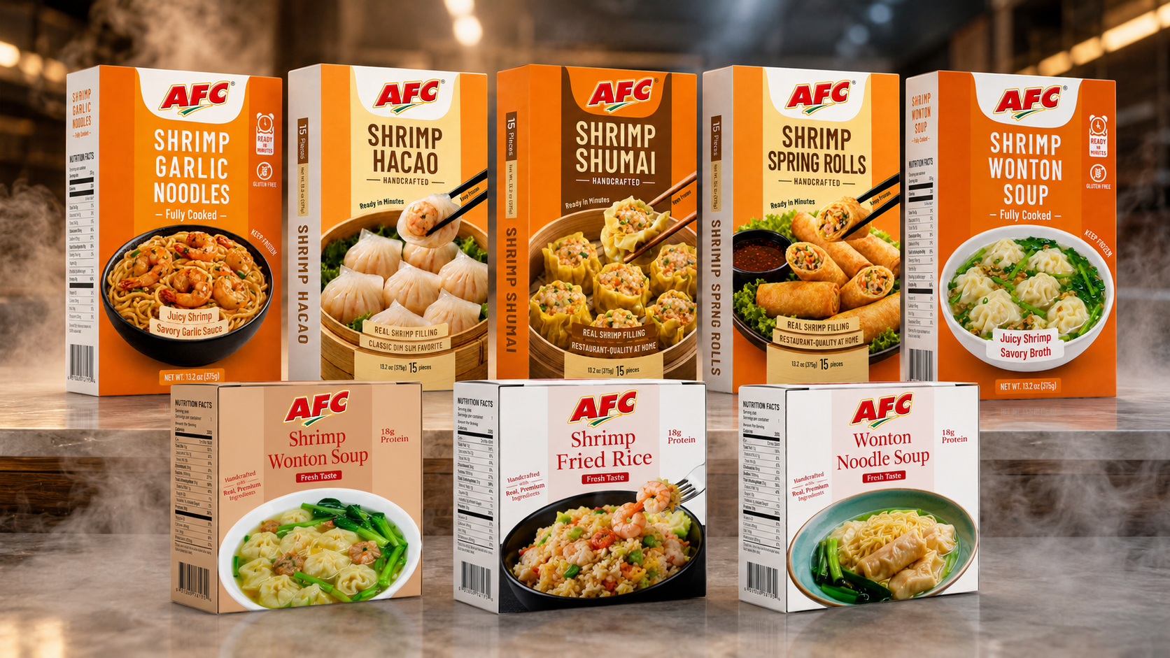 AFC frozen prepared meals collection