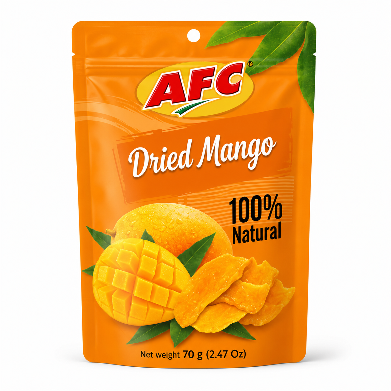 AFC AFC Dried Mango package on white background