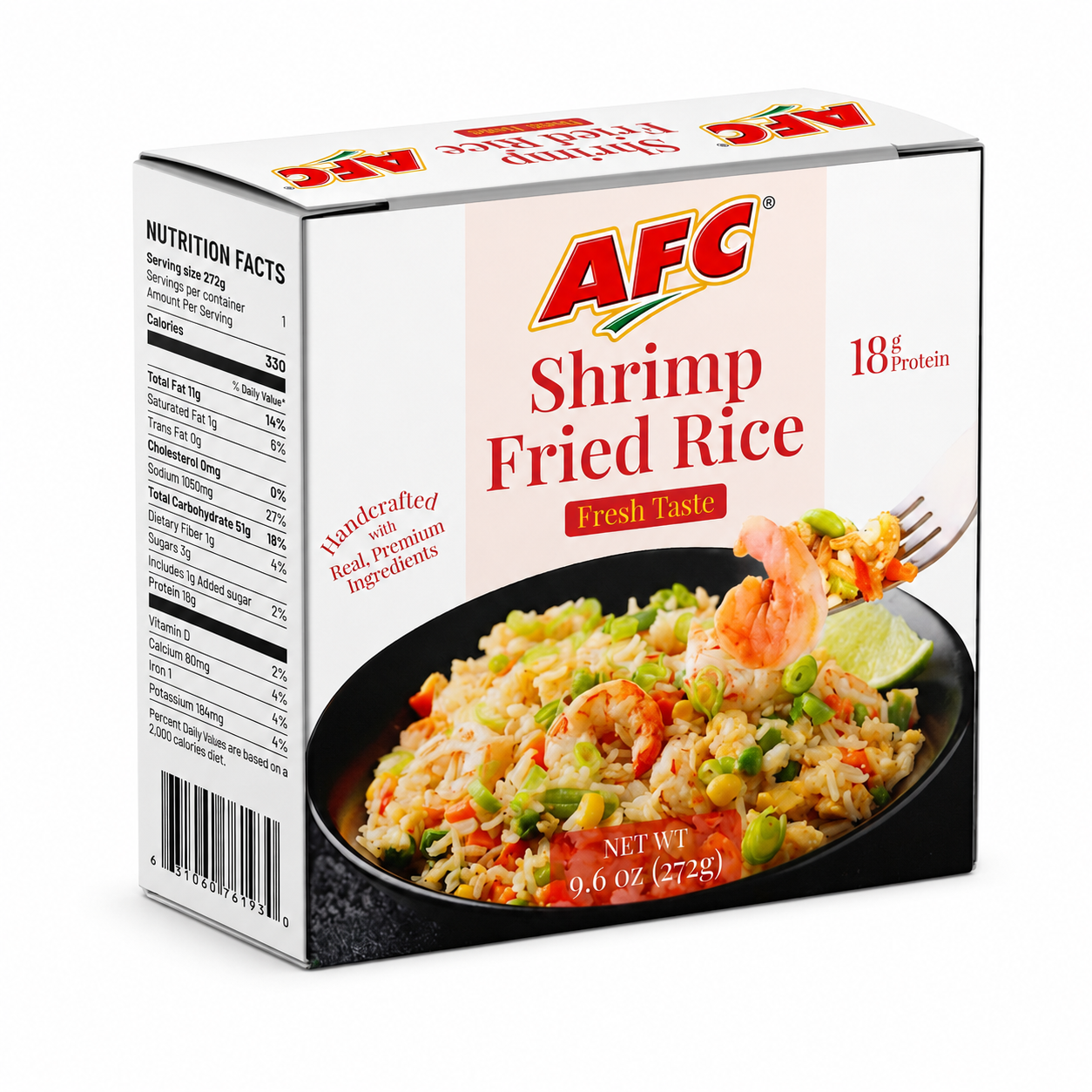 AFC AFC Shrimp Fried Rice package on white background