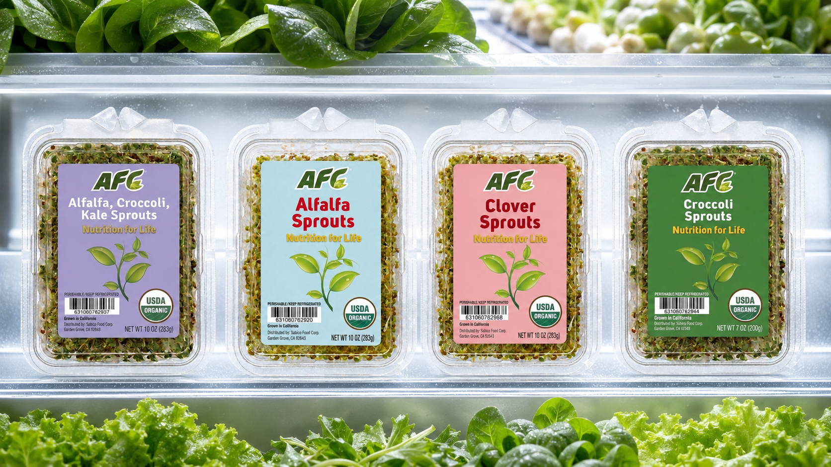 AFC refrigerated sprout product collection